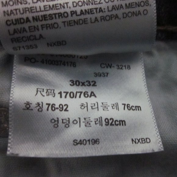 Signature Levi Strauss Mens Jean S61 Relaxed Size 30x32 Dark Blue - Picture 3 of 5